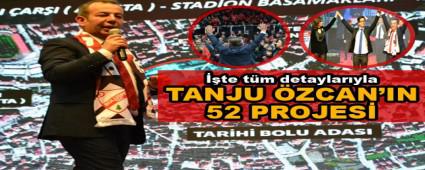 ��TE T�M DETAYLARIYLA TANJU �ZCAN\'IN 52 PROJES�