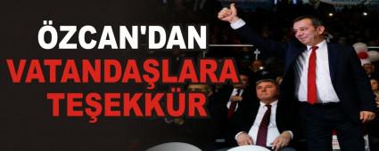 �ZCAN'DAN VATANDA�LARA TE�EKK�R