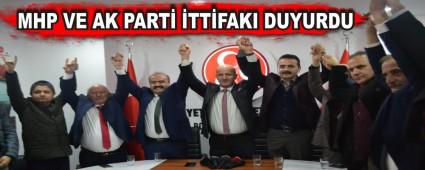 MHP VE AK PART� �TT�FAKI DUYURDU