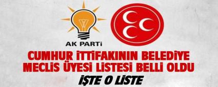 ��TE CUMHUR �TT�FAKI MECL�S ADAYLARI