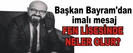 Ba�kan Bayram'dan imal� mesaj