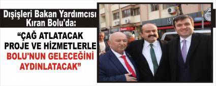 D��i�leri Bakan Yard�mc�s� K�ran Bolu'da