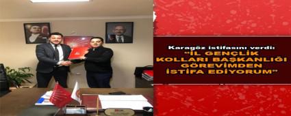 Karag�z istifas�n� verdi: