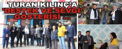 TURAN KILIN�'A  �DESTEK  VE  SEVG�' G�STER�S�  �