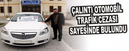 �ALINTI OTOMOB�L TRAF�K CEZASI SAYES�NDE BULUNDU
