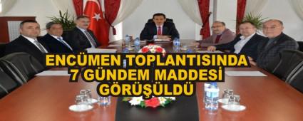 ENC�MEN TOPLANTISINDA 7 G�NDEM MADDES� G�R���LD�