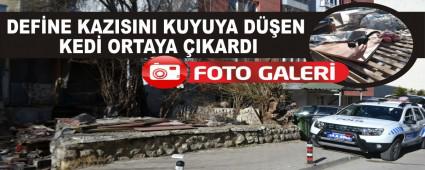 DEF�NE KAZISINI KUYUYA D��EN KED� ORTAYA �IKARDI