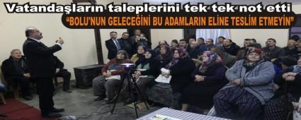 �BOLU\'NUN GELECE��N� BU ADAMLARIN EL�NE TESL�M ETMEY�N�
