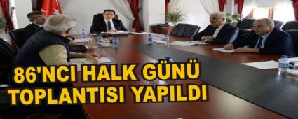    86\'NCI HALK G�N� TOPLANTISI YAPILDI