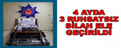 4 AYDA 3 RUHSATSIZ S�LAH ELE GE��R�LD�
