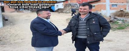 Her g�n k�y halk�yla bir aradalar