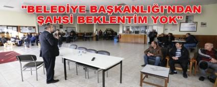 TANJU �ZCAN \"BELED�YE BA�KANLI�I\'NDAN �AHS� BEKLENT�M YOK\"