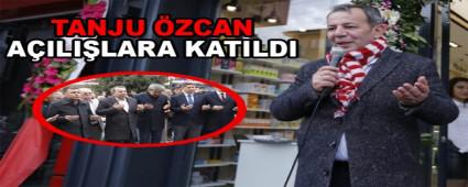 TANJU �ZCAN A�ILI�LARA KATILDI