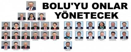 BOLU\'YU ONLAR Y�NETECEK
