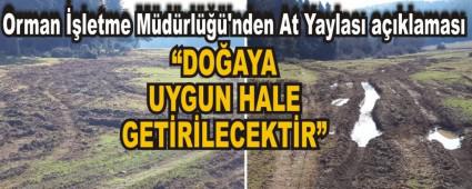 Orman ��letme M�d�rl���\'nden At Yaylas� a��klamas�
