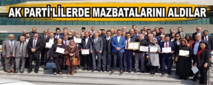 AK PART�\'L�LERDE MAZBATALARINI ALDILAR