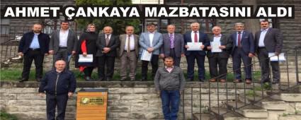 AHMET �ANKAYA MAZBATASINI ALDI