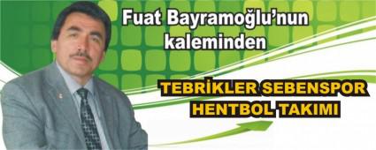 TEBR�KLER SEBENSPOR HENTBOL TAKIMI
