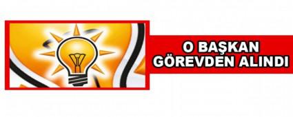 O BA�KAN G�REVDEN ALINDI