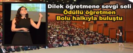 Dilek ��retmene sevgi seli
