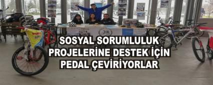 SOSYAL SORUMLULUK PROJELER�NE DESTEK ���N PEDAL �EV�R�YORLAR