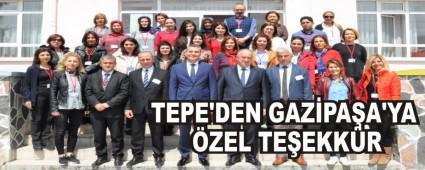 TEPE\'DEN GAZ�PA�A\'YA �ZEL TE��EKK�R