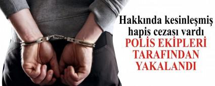 Hakk�nda kesinle�mi� hapis cezas� vard�
