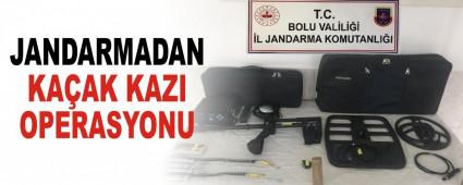 JANDARMADAN KA�AK KAZI OPERASYONU