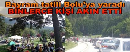 Bayram tatili Bolu\'ya yarad�