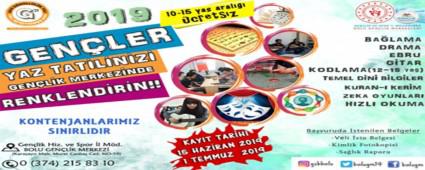 GEN�L�K VE SPOR �L M�D�RL��� AT�LYE PROGRAMLARI BA�LIYOR