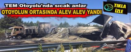 TEM Otoyolu\'nda s�cak anlar