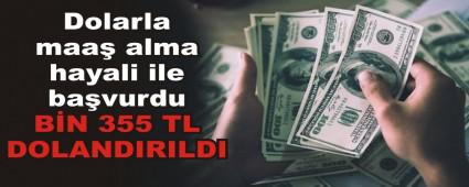 Dolarla maa� alma hayali ile ba�vurdu