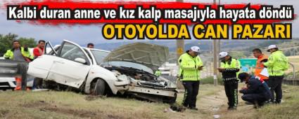 Kalbi duran anne ve k�z kalp masaj�yla hayata d�nd�