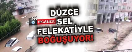 D�ZCE SEL FELEKAT�YLE BO�U�UYOR!