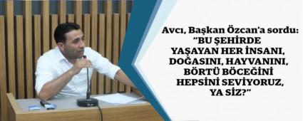 Avc�, Ba�kan �zcan\'a sordu: