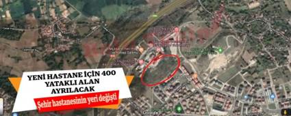 �ehir hastanesinin yeri de�i�ti