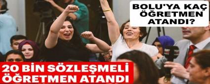 BOLU\'YA KA� ��RETMEN ATANDI?