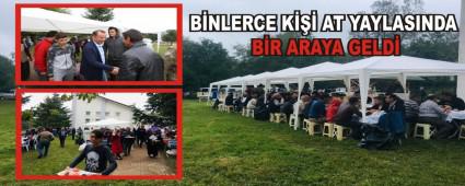 B�NLERCE K��� AT YAYLASINDA B�R ARAYA GELD�