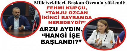 Milletvekilleri, Ba�kan �zcan\'a y�klendi