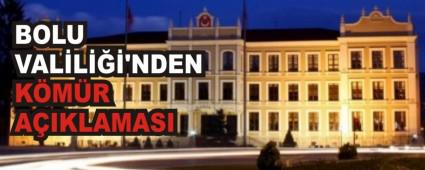 BOLU VAL�L���\'NDEN K�M�R A�IKLAMASI