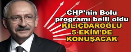 CHP\'nin Bolu program� belli oldu