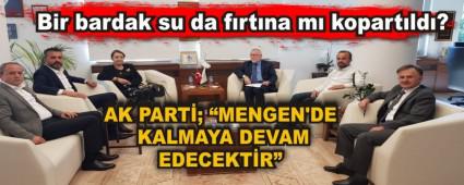 Bir bardak su da f�rt�na m� kopart�ld�?