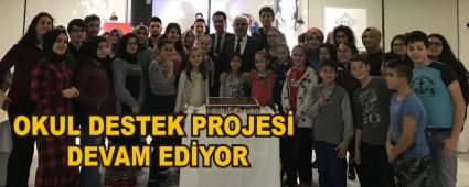 OKUL DESTEK PROJES� DEVAM ED�YOR