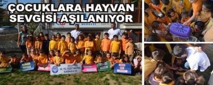 �OCUKLARA HAYVAN SEVG�S� A�ILANIYOR