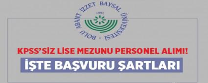 �niversiteye KPSS\'siz Lise Mezunu Memur Al�n�yor!