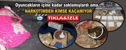 Oyuncaklar�n i�ine kadar saklam��lard� ama�