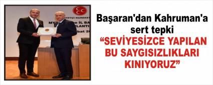 Ba�aran\'dan Kahruman\'a sert tepki