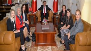 Kad�n Giri�imcilerden Vali �mit\'i Ziyaret