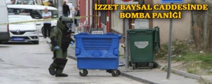 �ZZET BAYSAL CADDES�NDE BOMBA PAN���