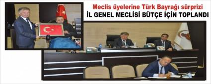 Meclis �yelerine T�rk Bayra�� s�rprizi